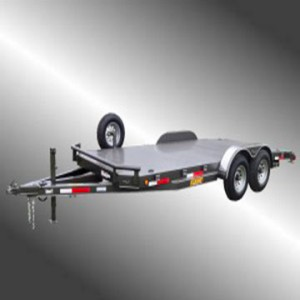 BUMPER TANDEM AXLE MEDIUM DUTY STEEL FLOOR CAR HAULER 10,400lb GVWR