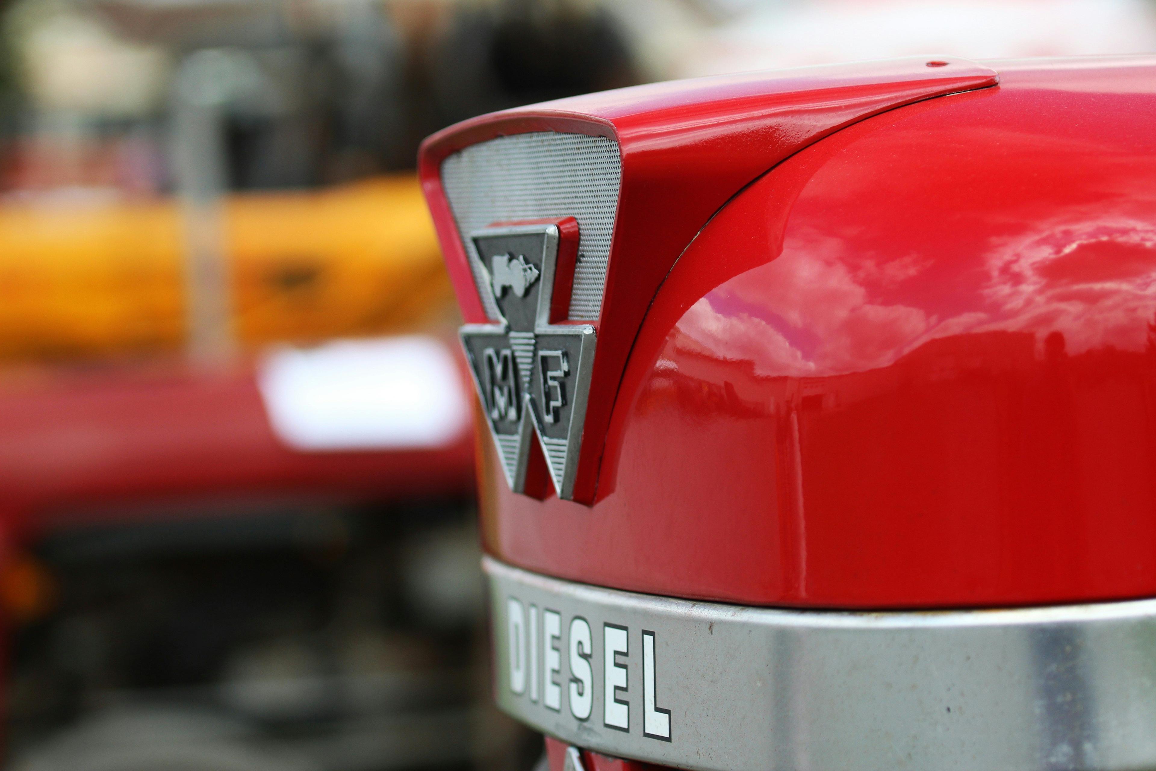Massey Ferguson red tractor front