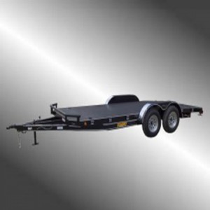 BUMPER TANDEM AXLE STANDARD DUTY STEEL FLOOR CAR HAULER 7,000lb GVWR